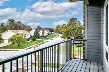 Patio/Balcony at Echo Park Apartments in Omaha, NE